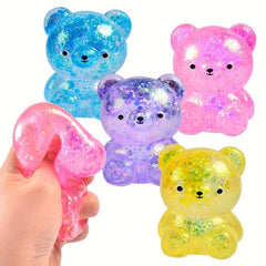 2pcs Maltose Bear Shape Squeeze Toys Decompressing Hyperactivity Toys