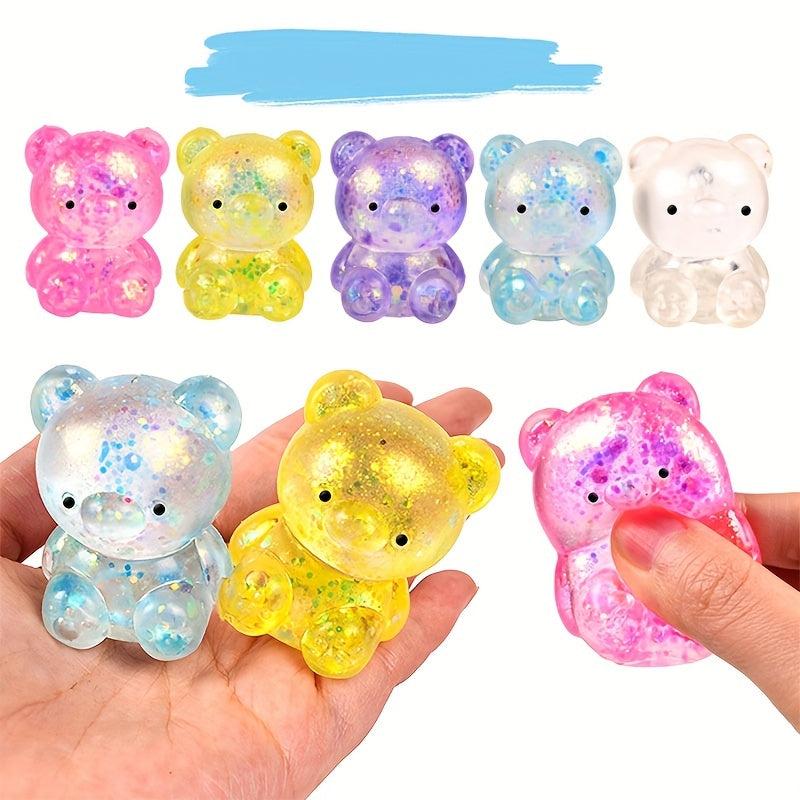 2pcs Maltose Bear Shape Squeeze Toys Decompressing Hyperactivity Toys