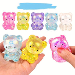 2pcs Maltose Bear Shape Squeeze Toys Decompressing Hyperactivity Toys