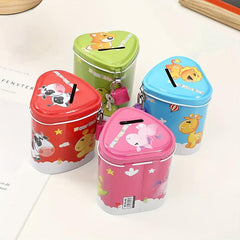 Heart Shaped Piggy Bank - Random Design