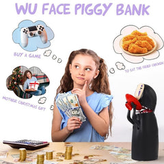 No Face Man Coin Bank Auto Eat Coin Music Piggy Bank Birthday Gift