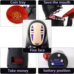 No Face Man Coin Bank Auto Eat Coin Music Piggy Bank Birthday Gift