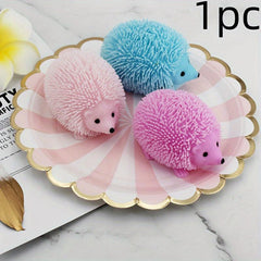 1pc Hedgehog Squeeze Ball Glitter Funny Toy Random