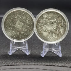 Twelve Constellations Zodiac Sagittarius Coin in Capsule Gift