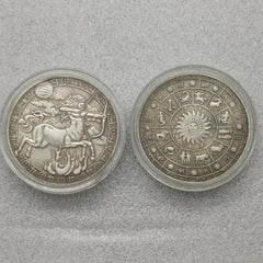 Twelve Constellations Zodiac Sagittarius Coin in Capsule Gift