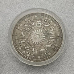Twelve Constellations Zodiac Sagittarius Coin in Capsule Gift