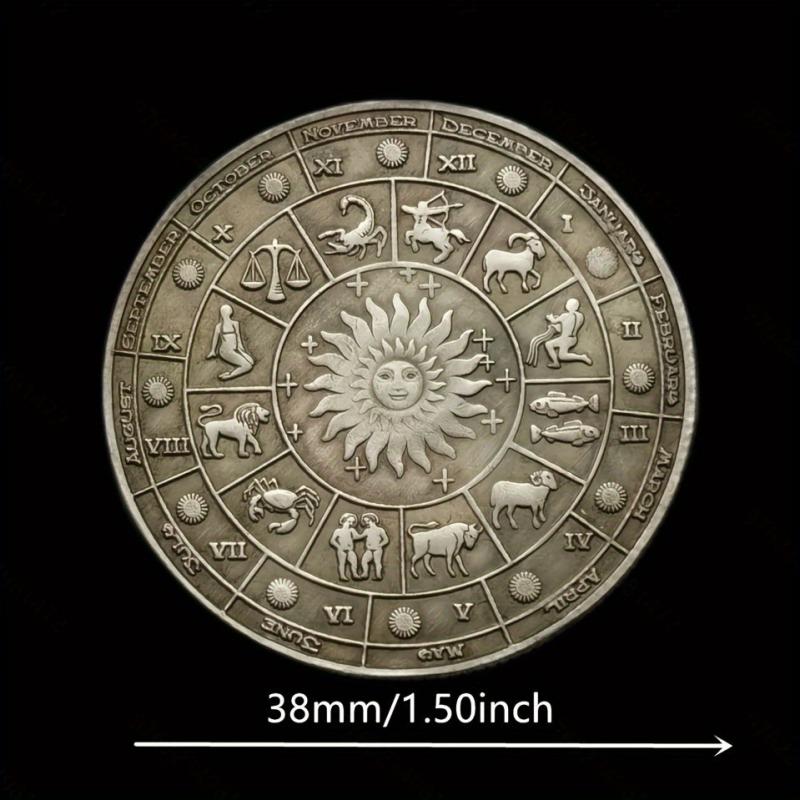 Twelve Constellations Zodiac Sagittarius Coin in Capsule Gift