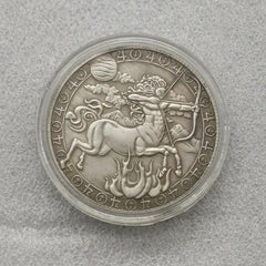 Twelve Constellations Zodiac Sagittarius Coin in Capsule Gift