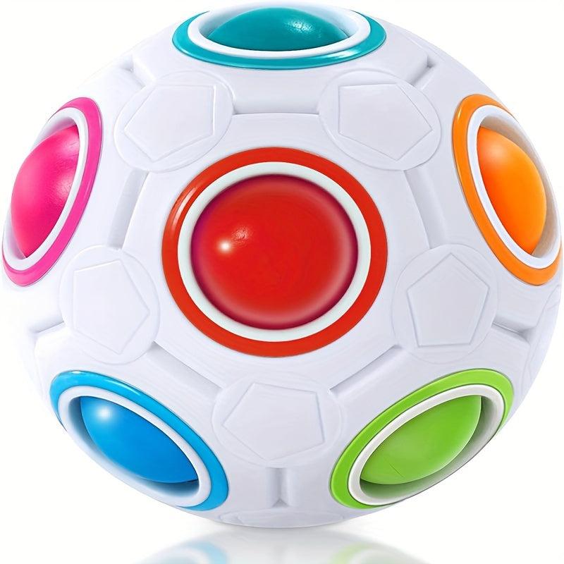 Rainbow Puzzle Ball Speed Cube Fidget Toy