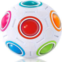 Rainbow Puzzle Ball Speed Cube Fidget Toy