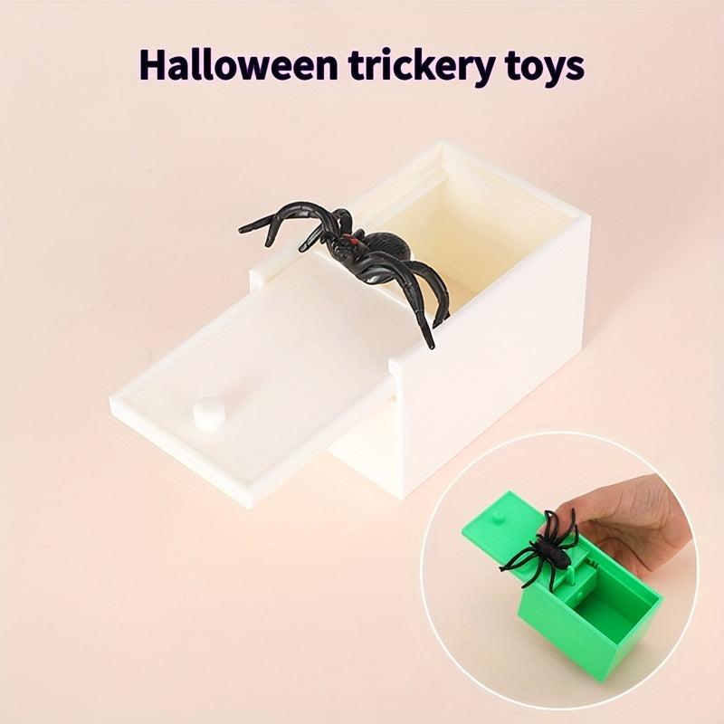 Halloween Scare Spider Box Toy - Funny Puzzle Stress Relief