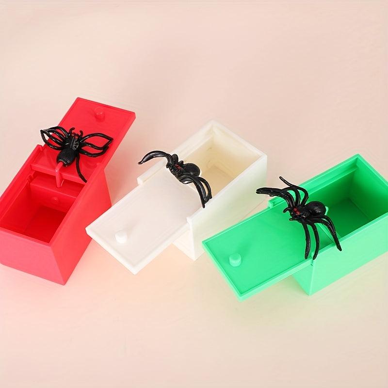 Halloween Scare Spider Box Toy - Funny Puzzle Stress Relief