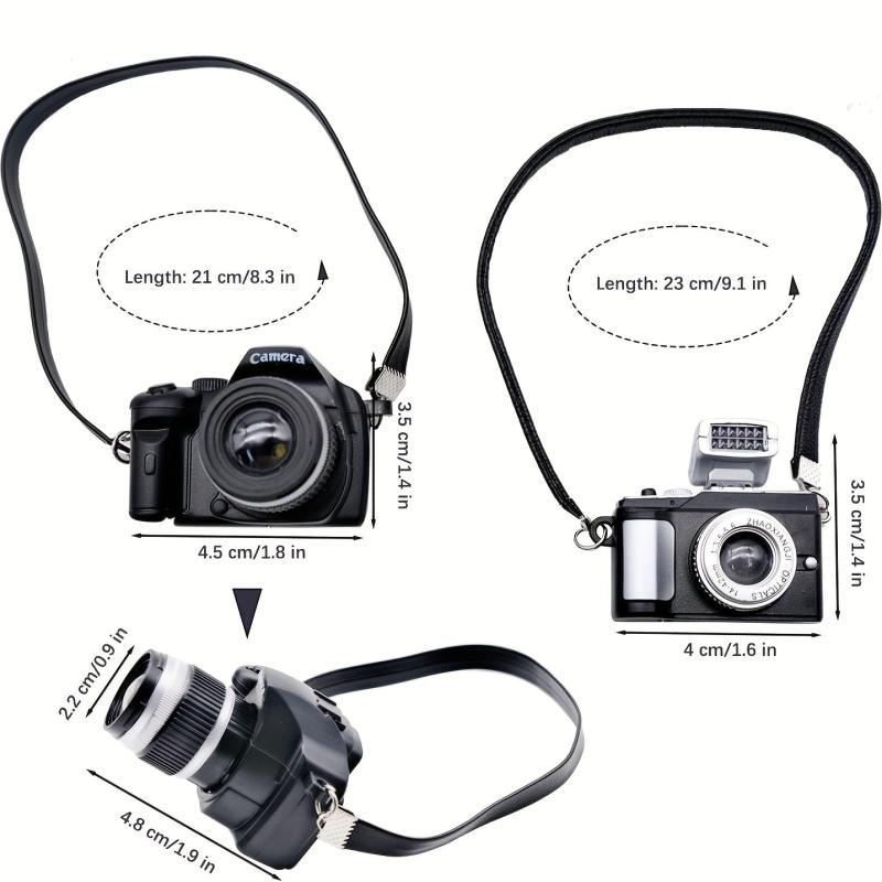 Mini Camera Model for Dollhouse Decor Simulation Props