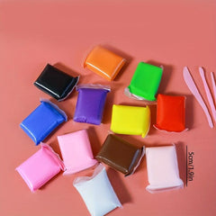 24 Colors Magic Modeling Clay Kit with Tools for Slime Play Clay Art