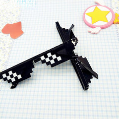 Funny Pixel Glasses Deal With IT Sunglasses Antistress Toy For Kids
