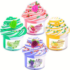 Birthday Butter Mud Slime - Soft and Non Sticky
