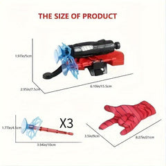 Wrist Launcher Spider Sticky Wall Soft Bullet Gun Toy