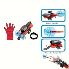 Wrist Launcher Spider Sticky Wall Soft Bullet Gun Toy