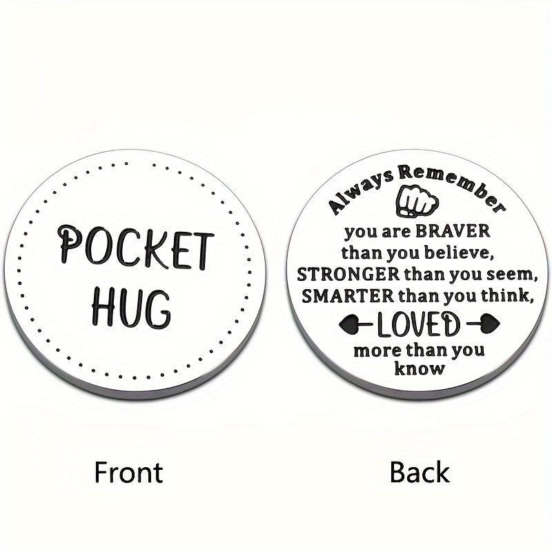 Inspirational Pocket Hug Back To School Her Him Birthday For Daughter