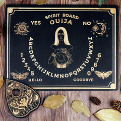 Wooden Spirit Board & Planchette Kit 30 Dowsing Divination Board Set