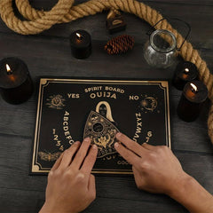 Wooden Spirit Board & Planchette Kit 30 Dowsing Divination Board Set