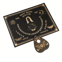 Wooden Spirit Board & Planchette Kit 30 Dowsing Divination Board Set
