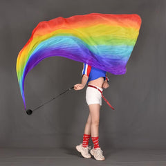 Dance Silk Veil Poi 78x31 Halloween Christmas Gift
