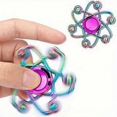 Rainbow Fidget Spinner Metal Finger Toy High Speed Manual Spinner