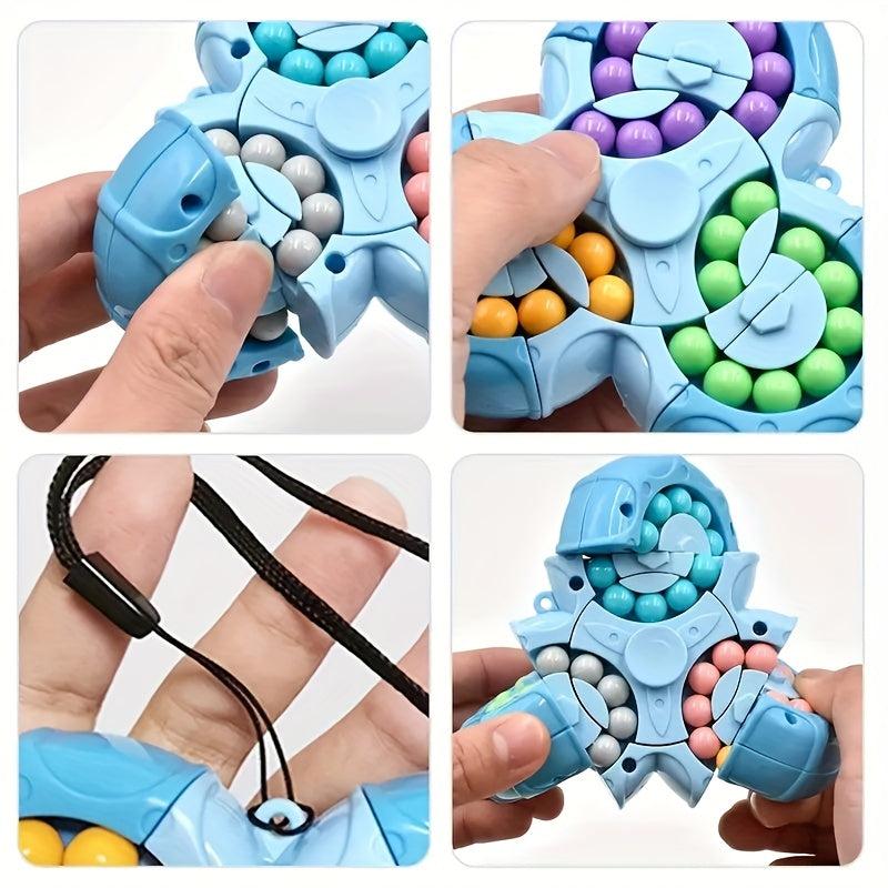 Magic Bean Cube Fingertip Toy Rotating Ball Puzzle