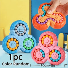 Magic Bean Cube Fingertip Toy Rotating Ball Puzzle