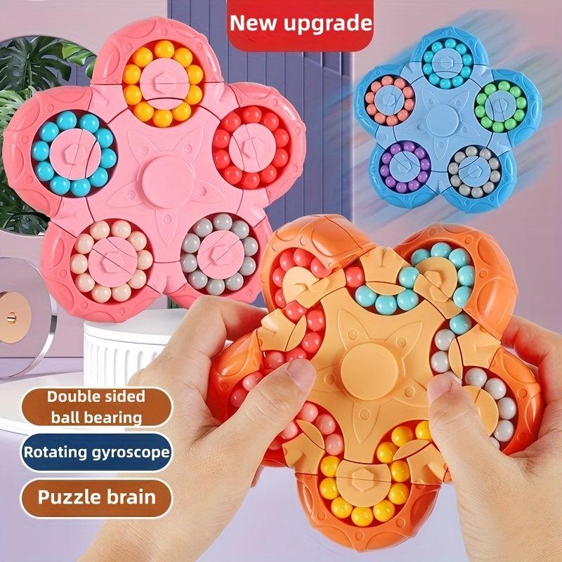 Magic Bean Cube Fingertip Toy Rotating Ball Puzzle
