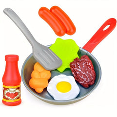 8pcs Kids Kitchen Pretend Play Toys Kitchen Pretend Toys Simulation Food