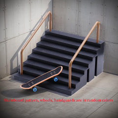 Christmas Gift Mini Finger Skateboard Set Creative Fingertip Sports Novelty