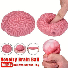 Soft Rubber Simulation Brain Decompression Squeeze Ball