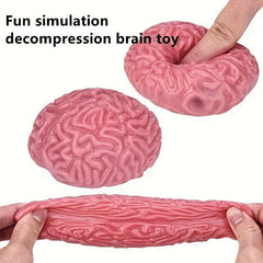 Soft Rubber Simulation Brain Decompression Squeeze Ball