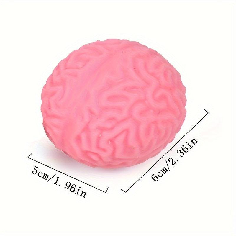 Soft Rubber Simulation Brain Decompression Squeeze Ball