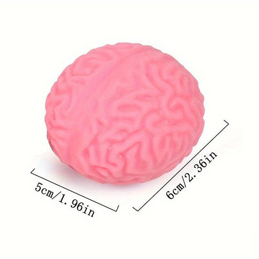 Soft Rubber Simulation Brain Decompression Squeeze Ball