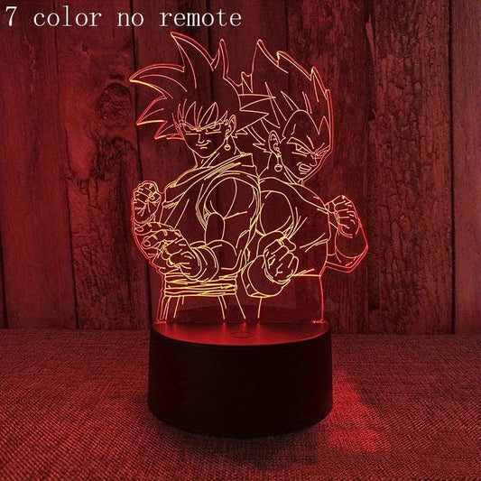 3D Led Night Light For Kid Anime Home Bedroom Sunset Lamp