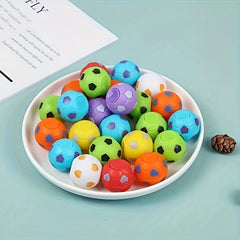10Pcs Mini Fidget Spinner Soccer Balls for Kids' Birthdays