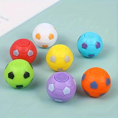 10Pcs Mini Fidget Spinner Soccer Balls for Kids' Birthdays