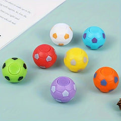 10Pcs Mini Fidget Spinner Soccer Balls for Kids' Birthdays