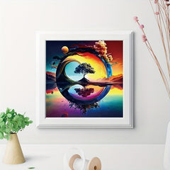Landscape Tree Art Diamond Painting Home Decoration