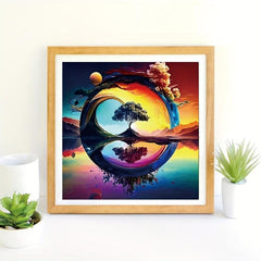 Landscape Tree Art Diamond Painting Home Decoration