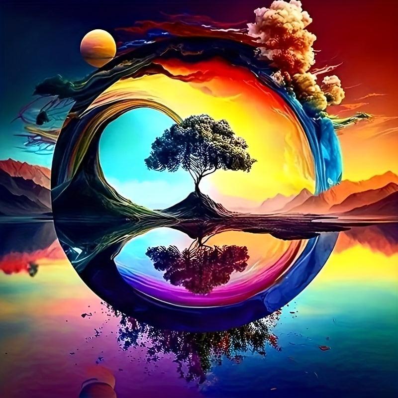 Landscape Tree Art Diamond Painting Home Decoration