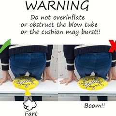 3 Pieces Whoopee Cushions Set Children's Prank Toys 10-32 cm