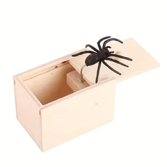 Scary Wooden Box Worms Halloween Prank Toy