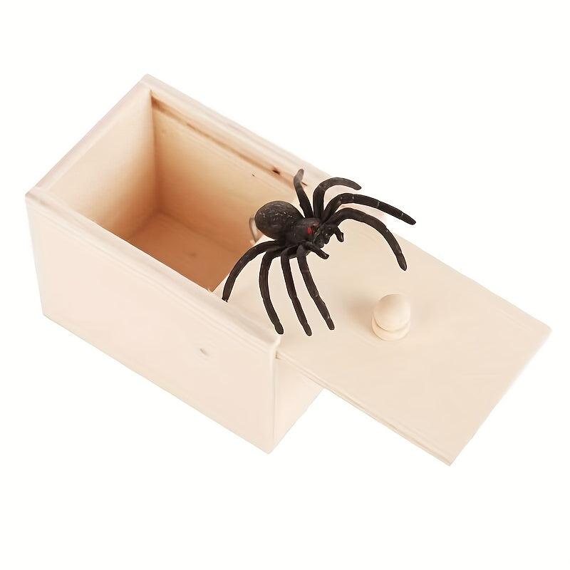 Scary Wooden Box Worms Halloween Prank Toy