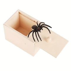 Scary Wooden Box Worms Halloween Prank Toy