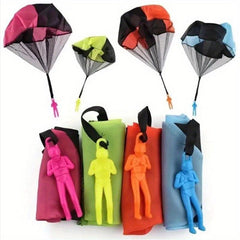 Parachute Toys Children's Flying Toys Throwing Hand Parachutes