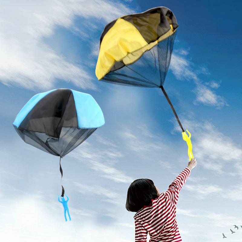 Parachute Toys Children's Flying Toys Throwing Hand Parachutes